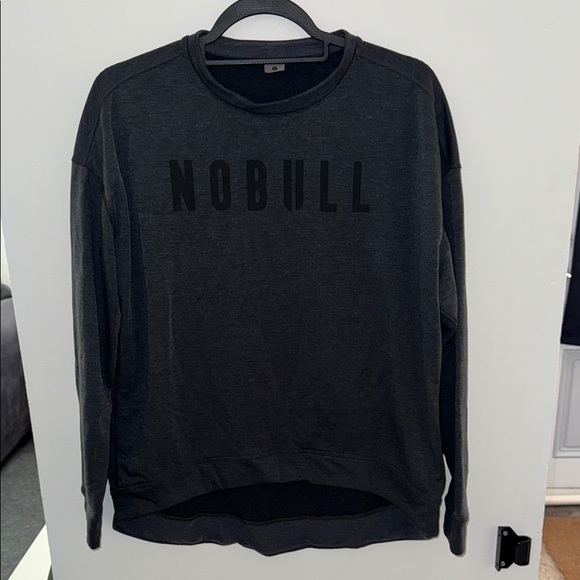 NOBULL Sweaters - NOBULL Black Crewneck Sweater Minimalist Design